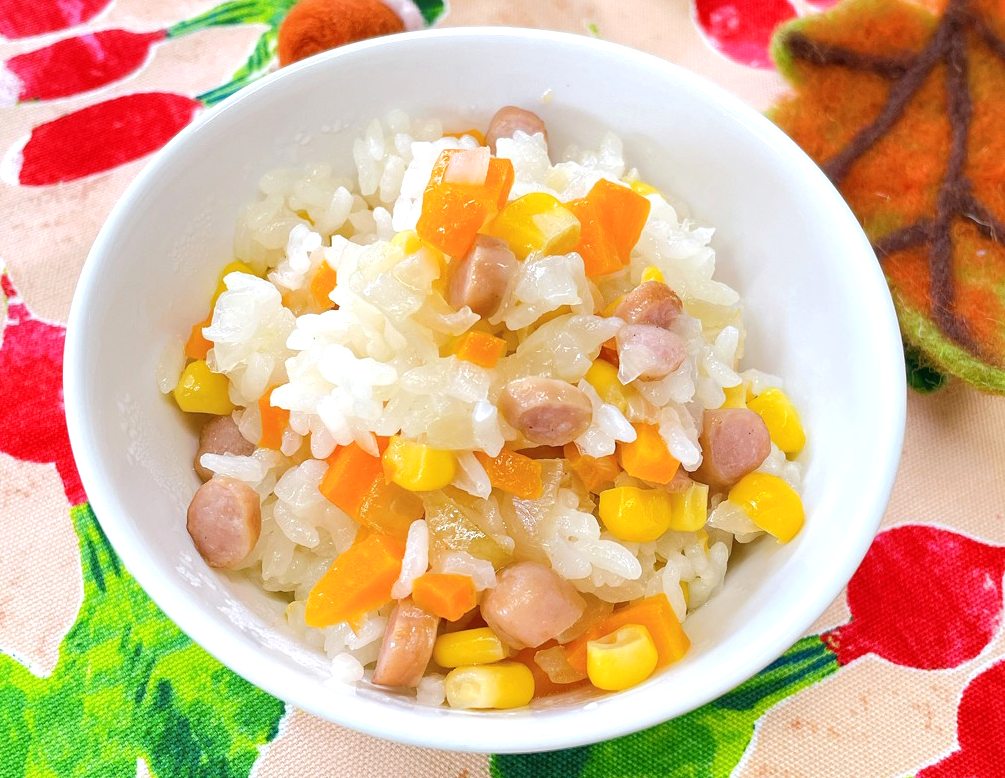 炊飯器でつくれちゃう! 具だくさんピラフ